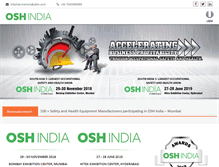 Tablet Screenshot of oshindia.com